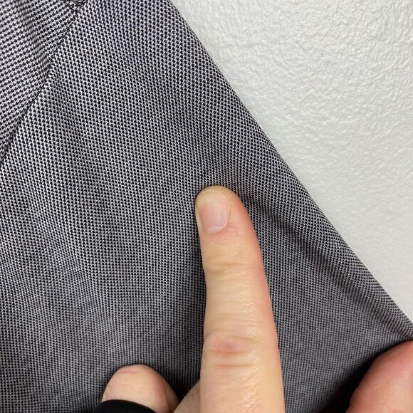 Travis Mathew Mens Extra Large XL Gray Cotton Blend Golf Polo Color block Active - Picture 10 of 10